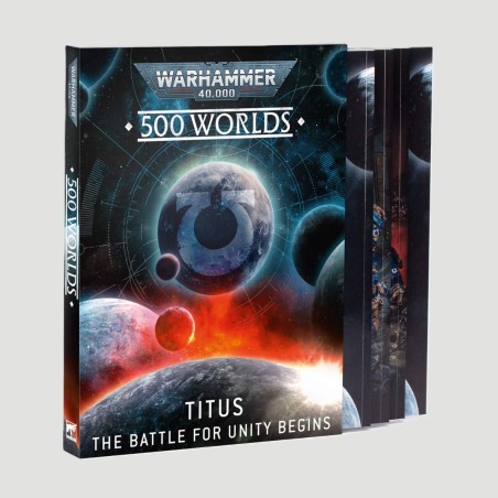 500 Worlds Titus The Battle For Unity Begins, Warhammer 40000 Lingua Inglese