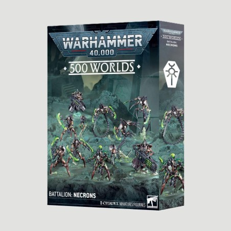 500 Worlds Battalion Necrons, Confezione Warhammer 40000