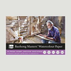 Blocco Acquerello Baohong Masters Grana Satinata 300gr - MomArte