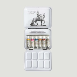 Edizione Limitata "Jan Wellem" Retro Set 6 Acquerelli Horadam Schmincke, Tubetti da 5ml