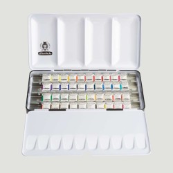 Set 40 Acquerelli Schmincke Akademie 1/2 Godet - MomArte
