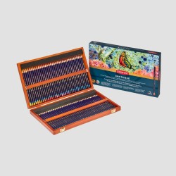 Confezione in Legno Derwent Inktense, 72 Matite Acquerellabili