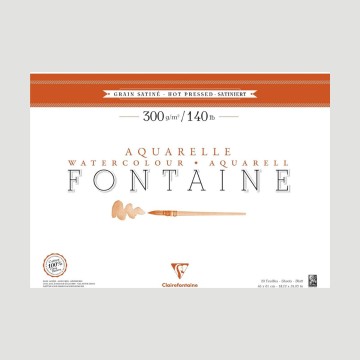 Blocco Fontaine Clairefontaine, Grana Satinata 100% Cotone