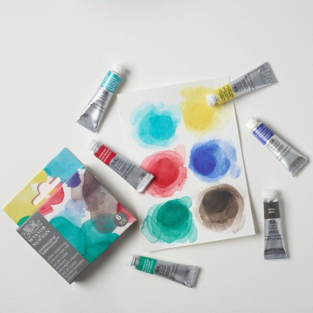 Set Urban Sketching Professional Watercolour Winsor&Newton, 6 colori in tubetti da 5ml