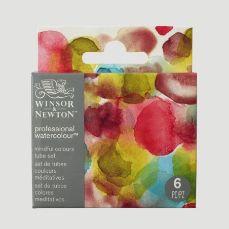 Set Mindful Professional Watercolour Winsor&Newton, 6 colori in tubetti da 5ml