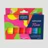 Set 6 Colori Acrilici Lefranc Bourgeois, Colori Fluo 20ml
