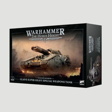 Glaive Super-heavy Special Weapons Tank, Confezione Warhammer The Horus Heresy