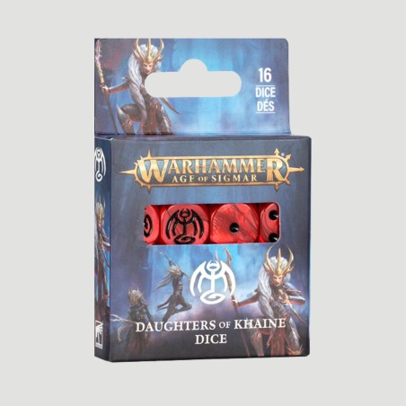 Daughters of Khaine Warscroll Dice, Warhammer Age Of Sigmar