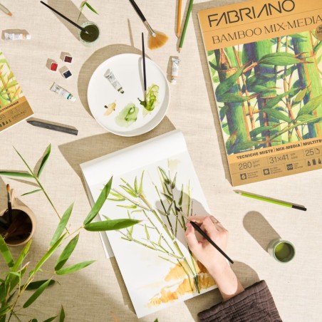Album Bamboo Mix Media Fabriano, carta per tecniche miste