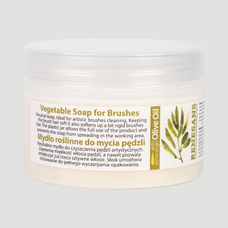 Sapone Vegetale per Pennelli Renesans, all'Olio d'Oliva