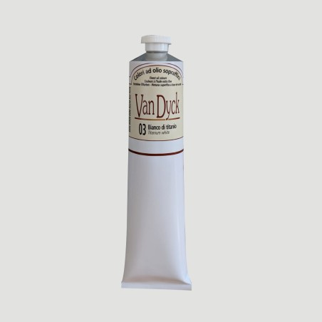Olio Extrafine VAN DYCK Ferrario Bianco di Titanio 200ml + INCLUSI Colori primari!