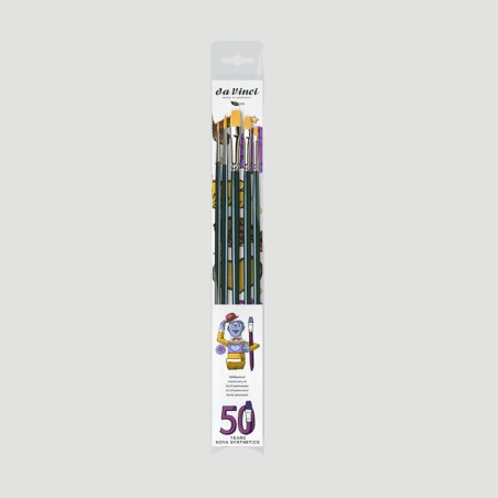 Set Pennelli Per Olio e Acrilico da Vinci Serie NOVA, Edizione Speciale 50simo anniversario