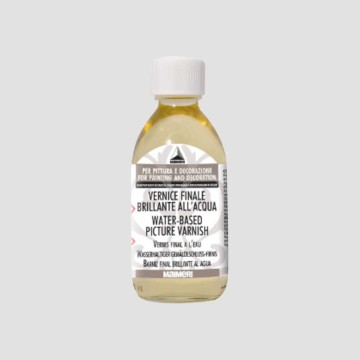 Vernice Finale all'Acqua - Brillante per Olio/Acrilico