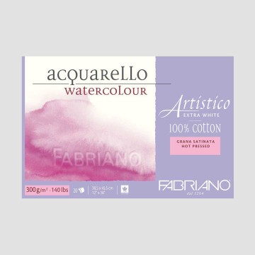 Blocco Fabriano Extra White - Grana Satinata da 300gr