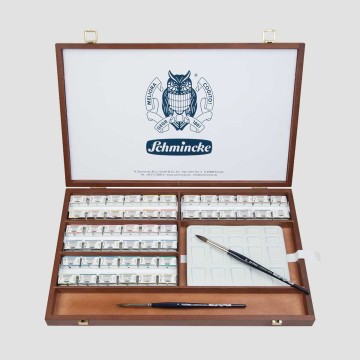 Acquerello Horadam Schmincke - Elegante Set in Legno