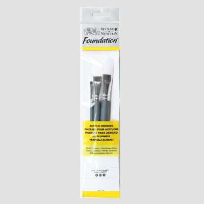 Set 3 Pennelli Misti Winsor&Newton - Foundation Olio/Acrilico