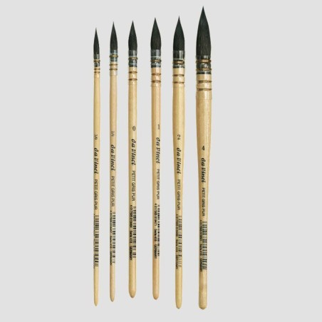 Set pennelli per acquerello Da Vinci Petit Gris Pur