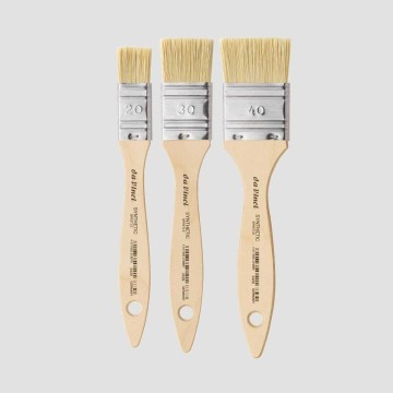 Set tre pennellesse in setole sintetiche Da Vinci