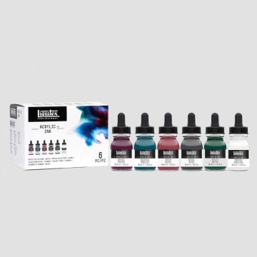 Set Acrilico Ink! Colori Acrilici Tenui Liquitex