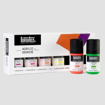 Acrylic Gouache Liquitex - Set Colori Fluorescenti