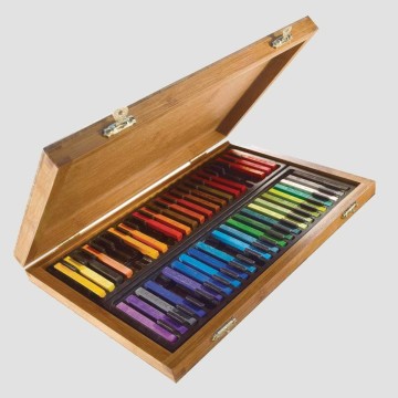 Cassetta Bamboo Carré - 48 pastelli Conté à Paris
