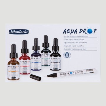 Confezione Aqua Drop con Liner - Acquerello Schmincke