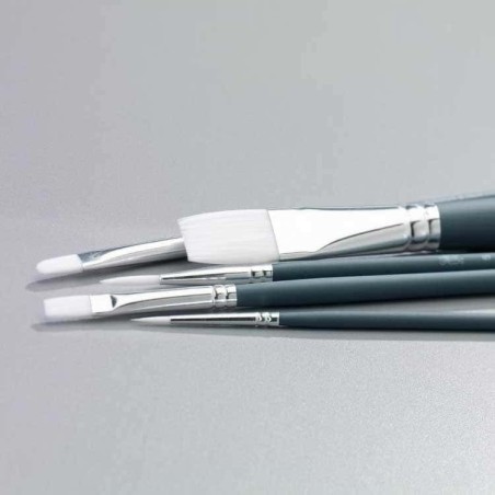 Set 6 Pennelli Corti Misti Winsor&Newton - Foundation Olio/Acrilico