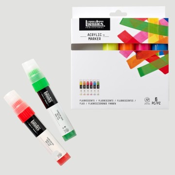 Set Paint Marker "Fluo"