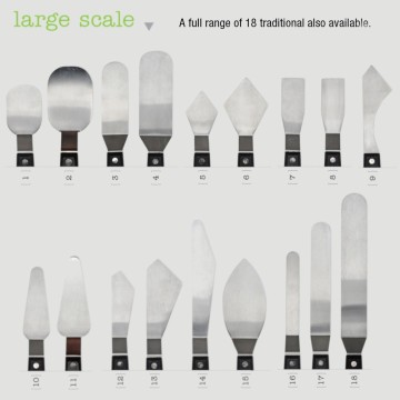 Spatole Grandi per Dipingere - Liquitex Misure 1 a 18