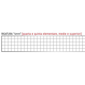 Quadernone Tinta Unita - Quadretti 4mm