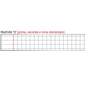 Quadernone Tinta Unita - Quadretti 5mm + Margine