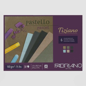 Blocco Tiziano Brizzati Grana Naturale 160gr 24fogli