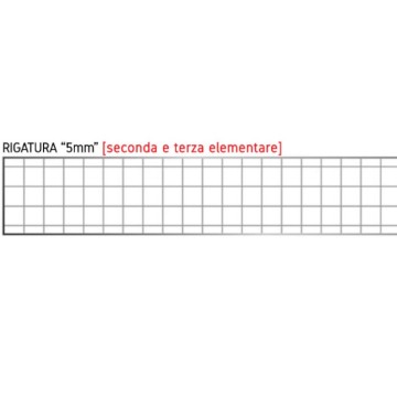 Quadernino A5 Tinta Unita - Quadretti 5mm