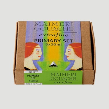 Tempera Gouache Maimeri - Confezione Colori Primari
