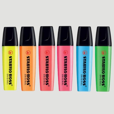Evidenziatore Stabilo Boss - Colori Classici