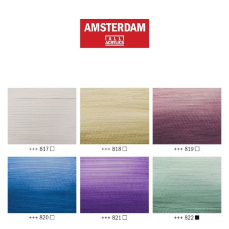 Confezione Colori Perlati - Acrilico Amsterdam