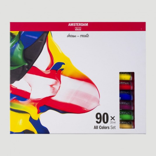 Acrilico Amsterdam - Serie completa 90 colori!