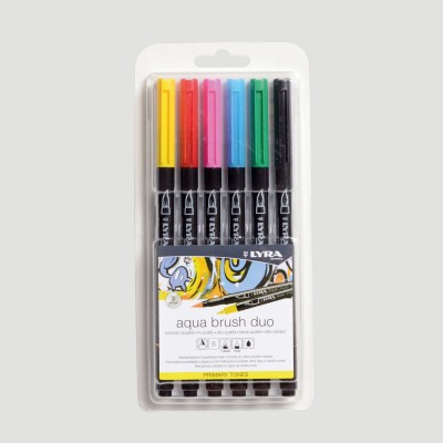 Confezione Lyra Aqua Brush Duo - 6 Colori Primari
