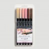 Confezione Lyra Aqua Brush Duo - 6 Colori Toni Carne