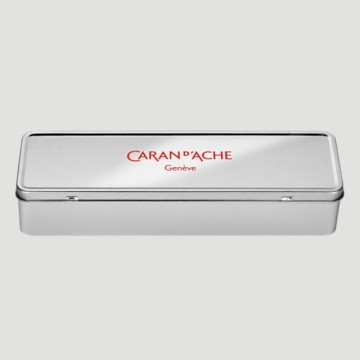 Box in Metallo a due piani - per 24 Matite Caran d'Ache