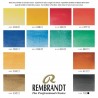 Colori ad Acquerello Extrafine Rembrandt - Set 12 mezzi godet Mono Pigmento Colori ad Acquerello Extrafine Rembrandt - Set 12 mezzi godet Mono Pigmento