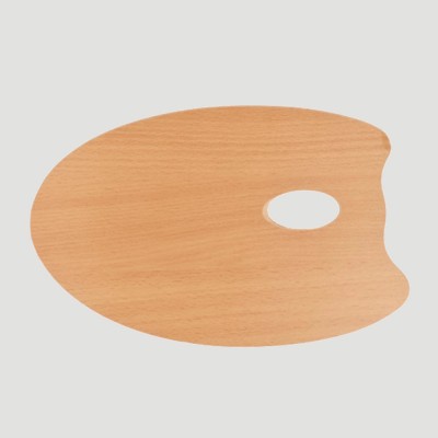 Tavolozza Ovale - Legno Massello 20x30cm