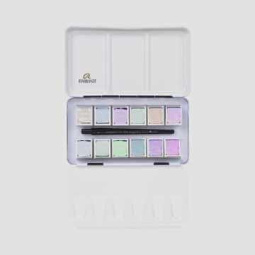 Colori ad Acquerello Extrafine Rembrandt - Set 12 mezzi godet Special Effects