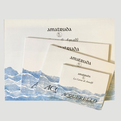 Blocco di carta Amatruda per Acquerello - Grana Ruvida 200gr