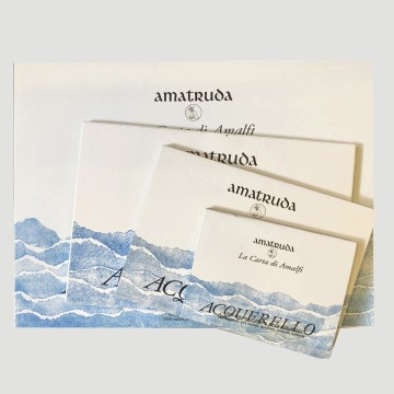 Blocco di carta Amatruda per Acquerello - Grana Ruvida 200gr