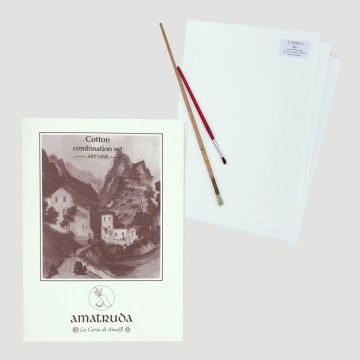 Cartella Artisti A4 Amatruda - 20 fogli 100% cotone Lisci e Ruvidi