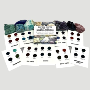 Dot Card colori Minerali acquerelli Daniel Smith