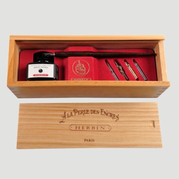 Set Calligrafia Perla Nera Herbin