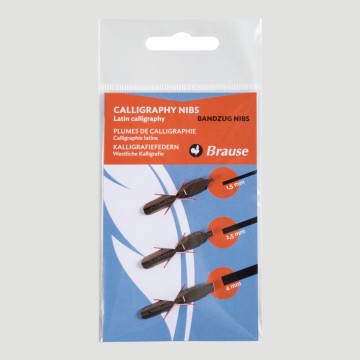Pochette da 3 Pennini per Calligrafia - Brause