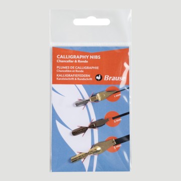 Pochette da 3 Pennini per Cancelleresco e Rotondo - Brause